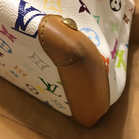 Louis Vuitton Takashi Murakami Multicolore AUDRA tote EUC A+ - Picture 6 of 11
